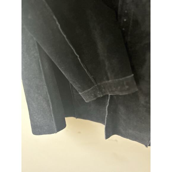VTG Nancy Bolen City Girl Suede Jacket Sm Womens Leather Boho Black Whimisgoth - Picture 4 of 16